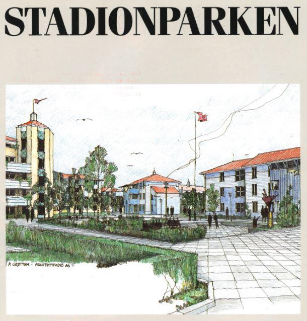 Tegning av Stadionparken